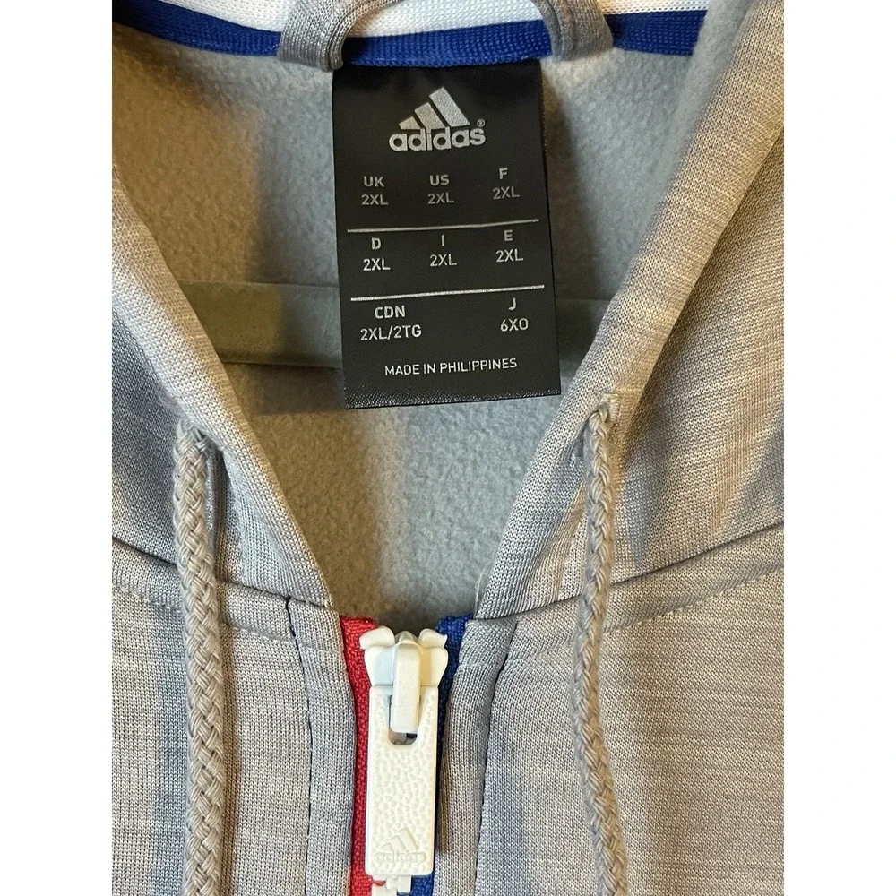 Men's 2XL NWOT Brooklyn Nets Adidas 2015 All Star Full Zip Hoodie